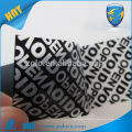 Non residue tamper evident label 3m adhesive sticker material warranty void label material roll for automotive sectors